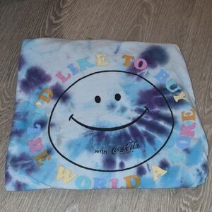 Coca-Cola Tie-Dye Smiley Long Sleeve